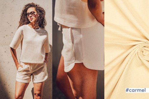 Waffelpique - Baumwolle - light beige - Fibremood Spezial No. 4