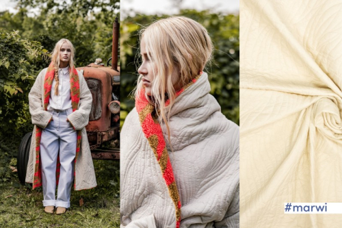Jackenstepper - Quilted Wave - creme - Fibremood Special No. 5