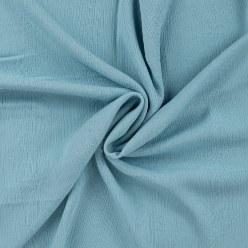 Viskose Crincle - uni - dusty blue