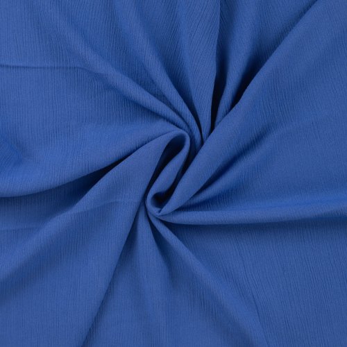 Viskose Crincle - uni - royal