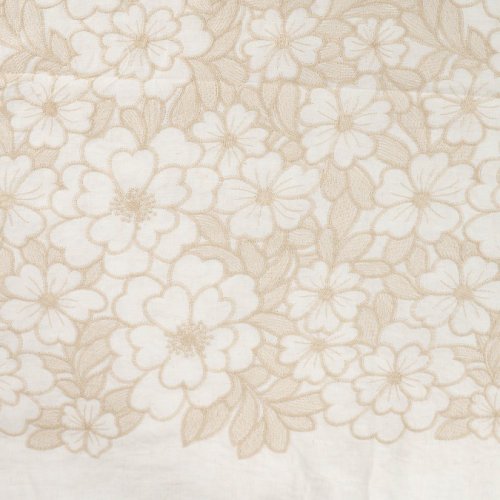 Preview: Baumwoll Webware - Nerina - Embroderie - sand
