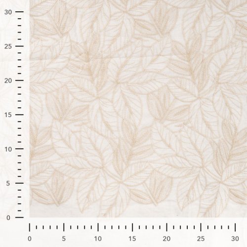 Baumwoll Webware - Ylvie - Embroderie - sand