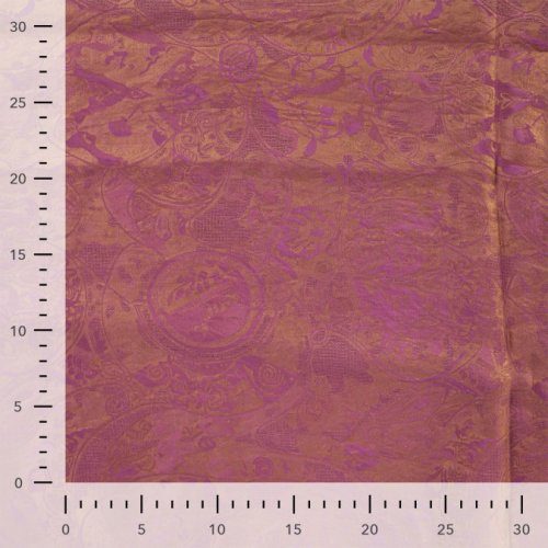 Preview: Silk Blended Jacquard - Elmira - altrosa/gold