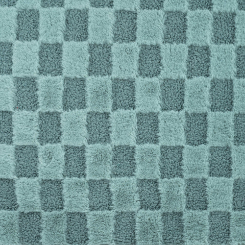 Preview: RESTSTÜCK 0,80m !!! - Fellimitat - Charlie Check - dusty mint