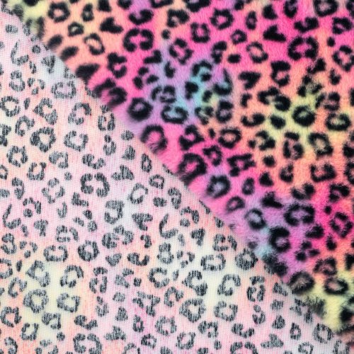 RESTSTÜCK 1,0m !!! - Fellimitat - Leopard - multicolor