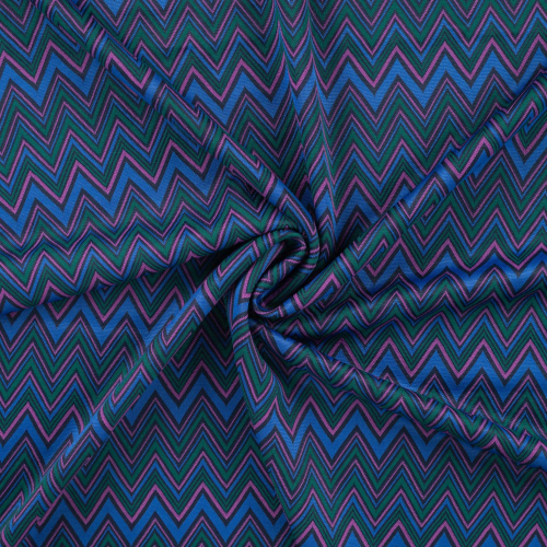 RESTSTÜCK 1,60m !!! - Viskose Jacquard Jersey - Viale - cyan