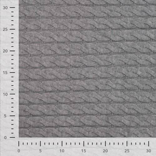 Preview: Viskose Strick - Cozy Twist - grey melange