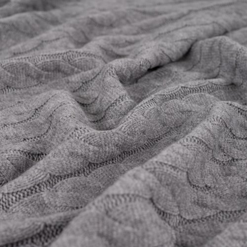 Preview: Viskose Strick - Cozy Twist - grey melange