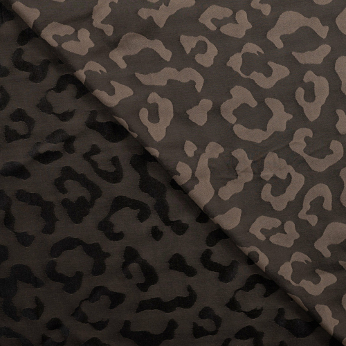 Preview: Doubleface Viskose Gemisch - Leo - brown