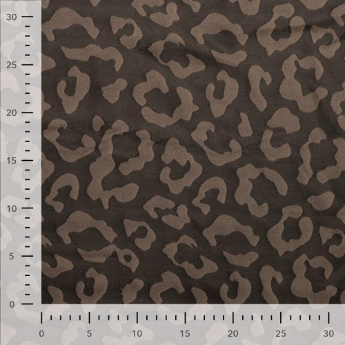 Doubleface Viskose Gemisch - Leo - brown