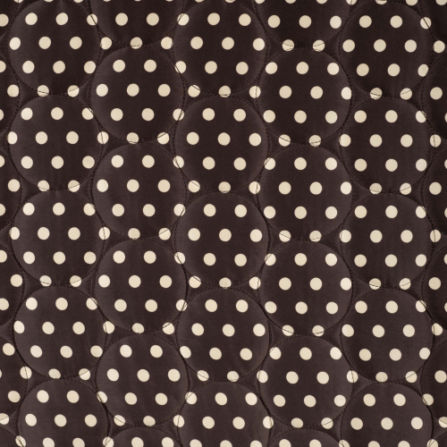 Steppstoff - Jackenstepper - Classic Dots - brown/natural