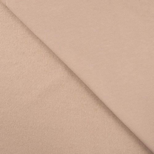 Sweat - brushed - uni - taupe