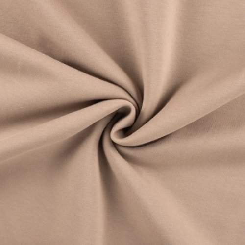Sweat - brushed - uni - taupe