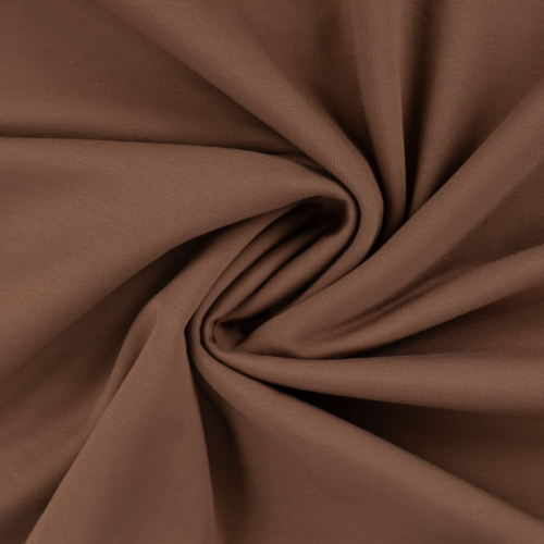 Sweat - brushed - uni - brown