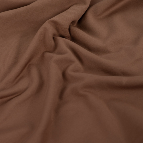 Preview: Sweat - brushed - uni - brown