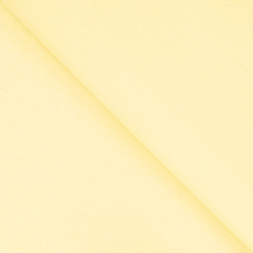 Preview: Sweat - brushed - uni - soft yellow