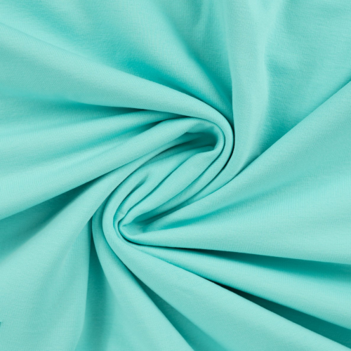 Sweat - brushed - uni - aqua