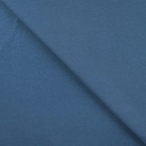 Sweat - brushed - uni - denim