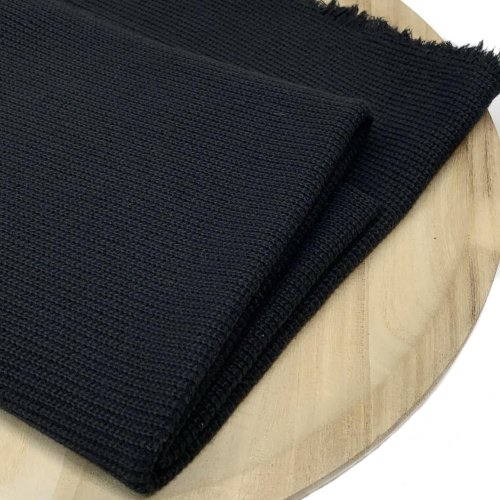 Baumwoll Strick - Cable Miami - black