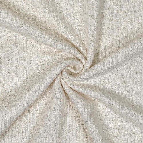 Preview: RESTSTÜCK 1,60m !!! - Baumwoll Strick - Samira - wollweiß