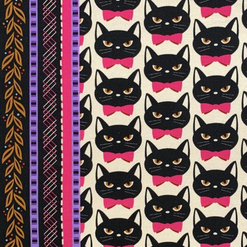 Preview: Bio Sweat - Meow - Col. 03 naturweiss - Bling Bling - Hamburger Liebe - Albstoffe