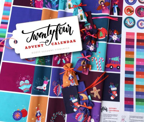 Bio Canvas - Panel - Twentyfour Adventskalender - REXmas - Hamburger Liebe - Albstoffe