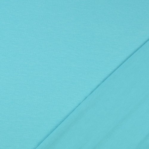 Viskosejersey - uni - aqua
