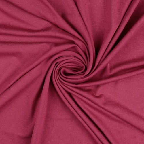 Viskosejersey - uni - himbeer