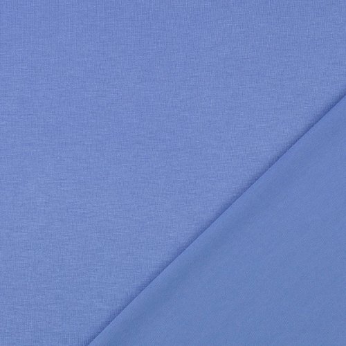 Viskosejersey - uni - jeansblau