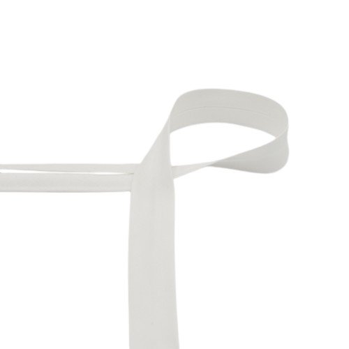 Schrägband - Baumwolle - unelastisch - 20 mm - ecru