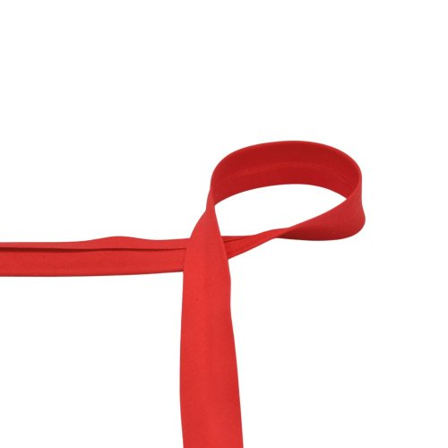 Schrägband - Baumwolle - unelastisch - 20 mm - red