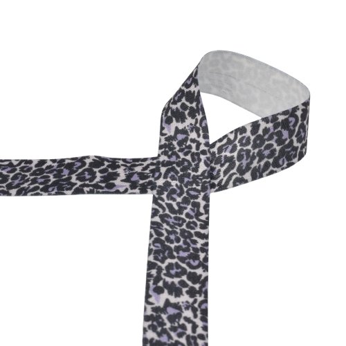 Falzgummi - Leo - elastisch - 25mm - grey/black