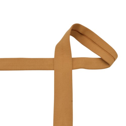 Jersey Schrägband - elastisch - 20mm - caramel