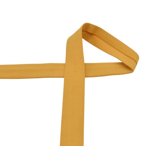 Jersey Schrägband - elastisch - 20mm - ochre
