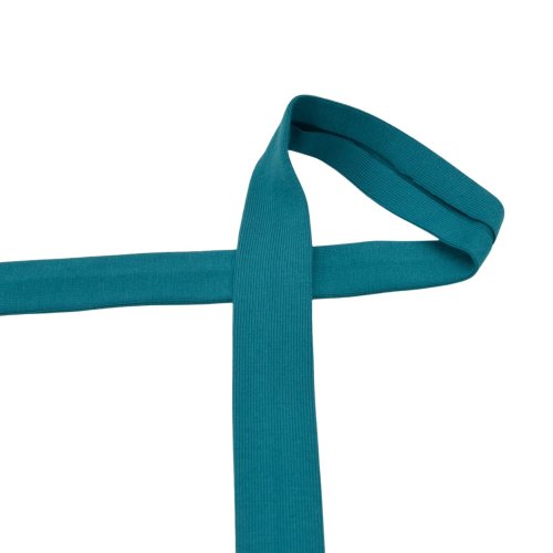 Jersey Schrägband - elastisch - 20mm - light petrol