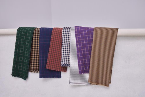 Bio Baumwoll Oxford - Gingham - umber/sienna - Mind the Maker