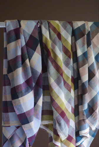 Struktur Baumwollstoff - Woodland Check - axis - Mind the Maker