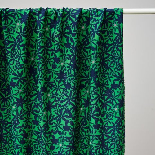 Viskose Crepe mit LENZING™ ECOVERO™ Fasern - Flowery - jolly green - Mind the Maker