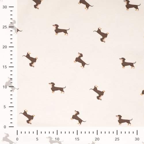 Jersey - Dackel - beige