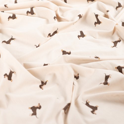 Jersey - Dackel - beige