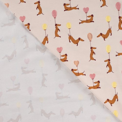 Preview: Jersey - Flying Wiener Dog - sand