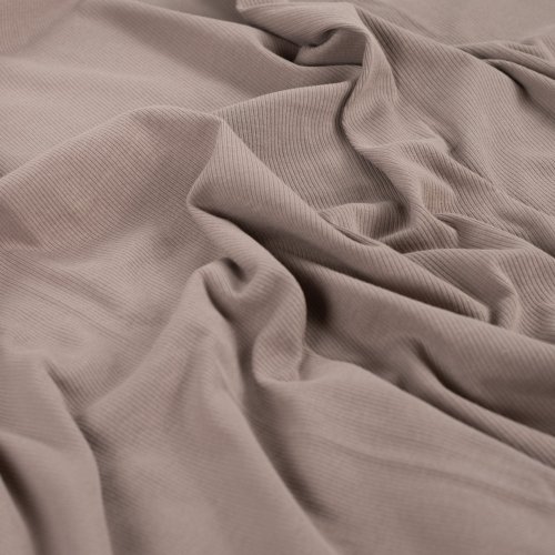 Preview: Rib Jersey - Soft - taupe