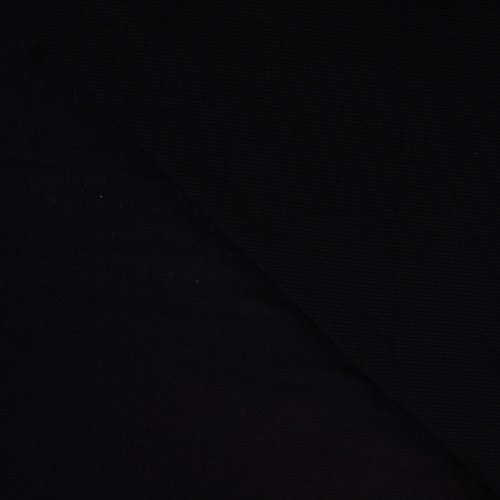 Rib Jersey - Soft - black
