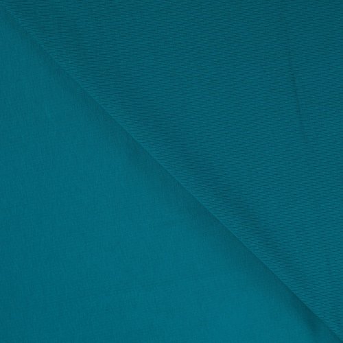 Rib Jersey - Soft - light petrol