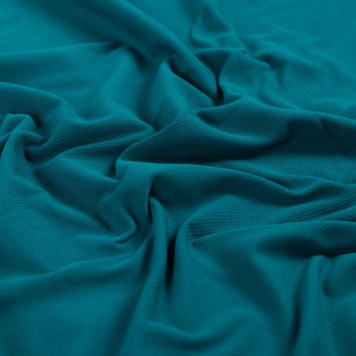 Preview: Rib Jersey - Soft - light petrol