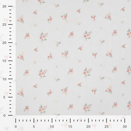 Rib Jersey - Emilia Bloom - ecru