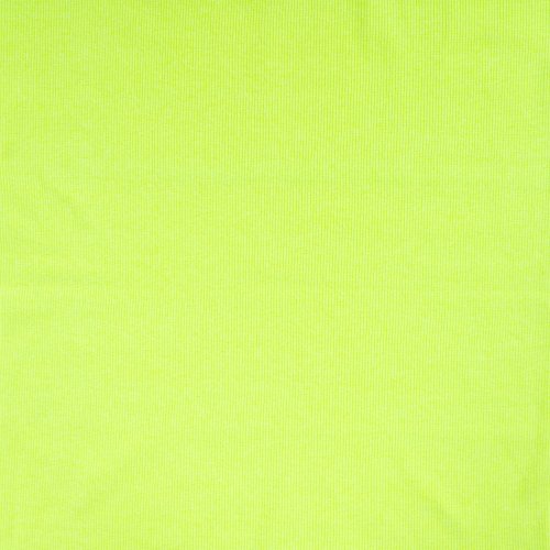 Ripp Bündchen - uni - neon lime meliert