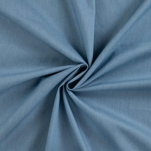 Preview: Baumwoll Denim - uni - light blue