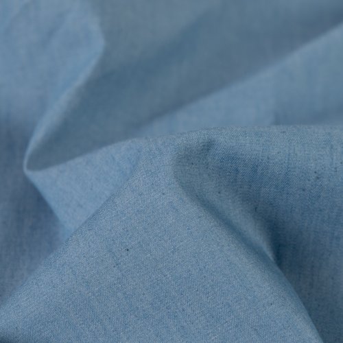 Baumwoll Denim - uni - light blue