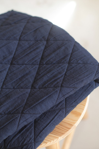Steppstoff - Karla - blue/black melange - Mind the Maker